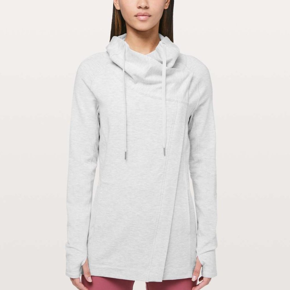 Lululemon Coast Easy Wrap Light Grey Size 4